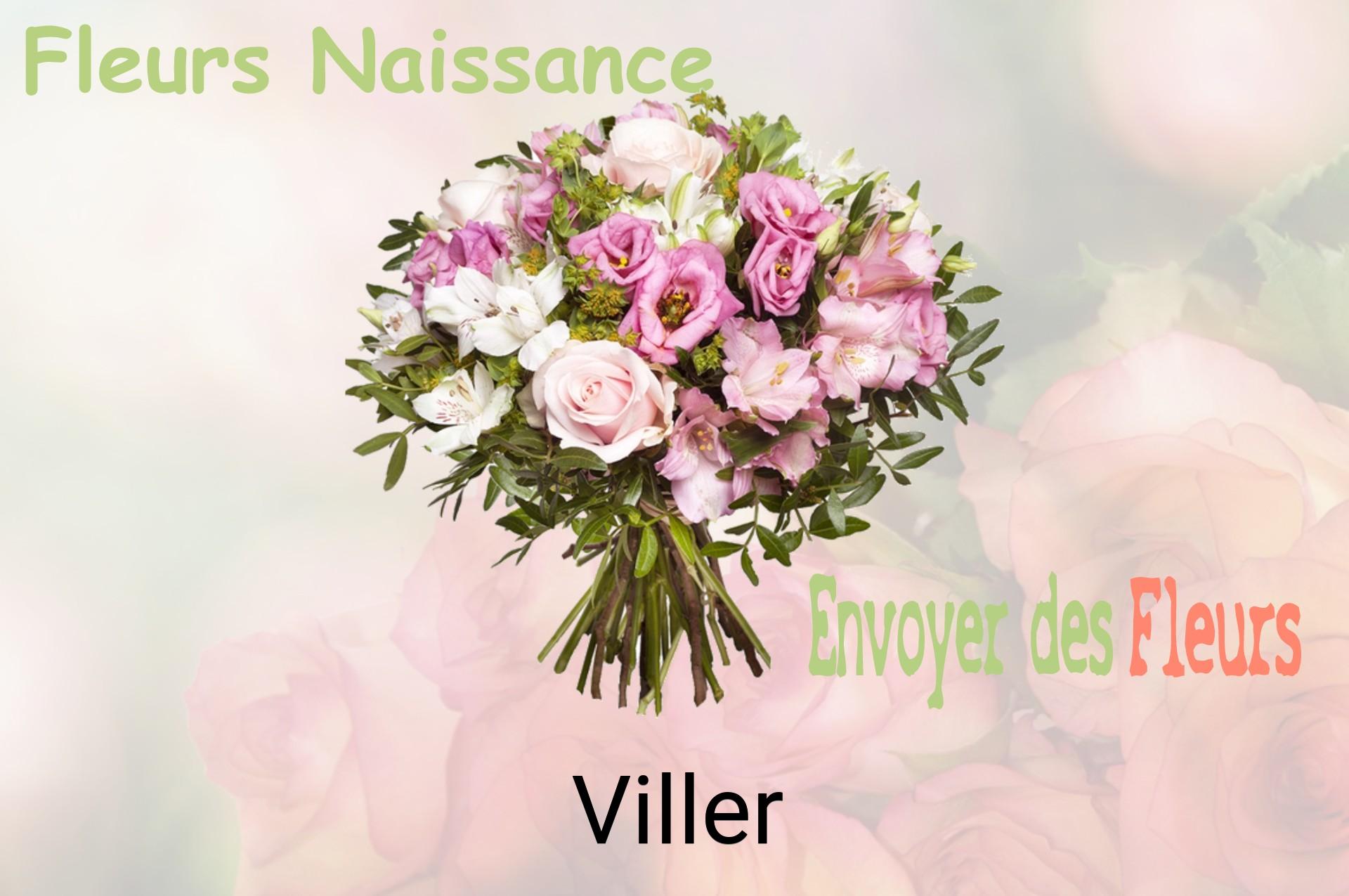 Bouquet de fleurs de naissance livré à Viller